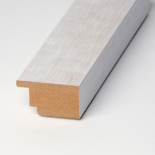 Plana blanca patinada 2 galces