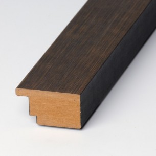 Plana negra patinada 2 galces