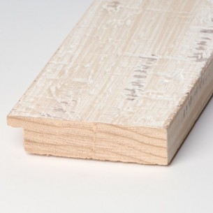 Plana pino rústico blanco