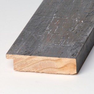 Plana pino rústico negro