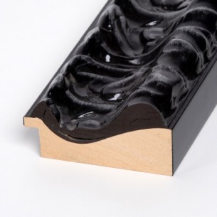 Talla negro/plata lacado