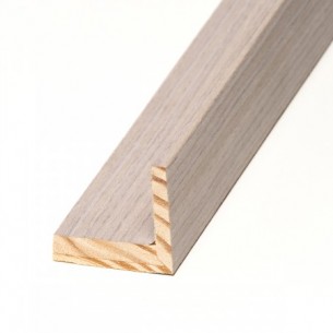 L Chapa Roble tinte Gris claro