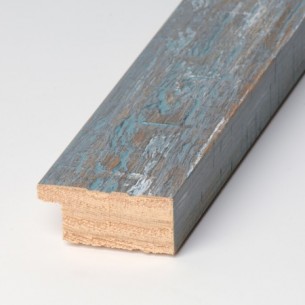 Plana pino rústico azul