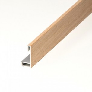 Aluminio chapado roble