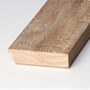 Plana pino rústico marrón...