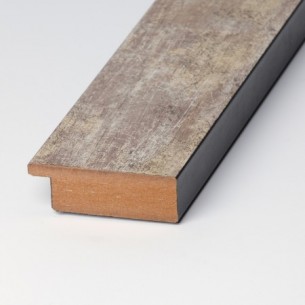 Plana plata patinada