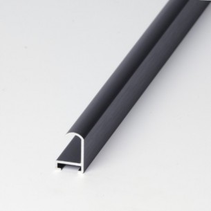 Aluminio negro brillante