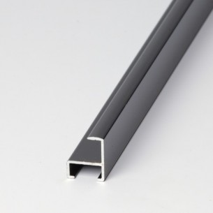 Aluminio negro brillante